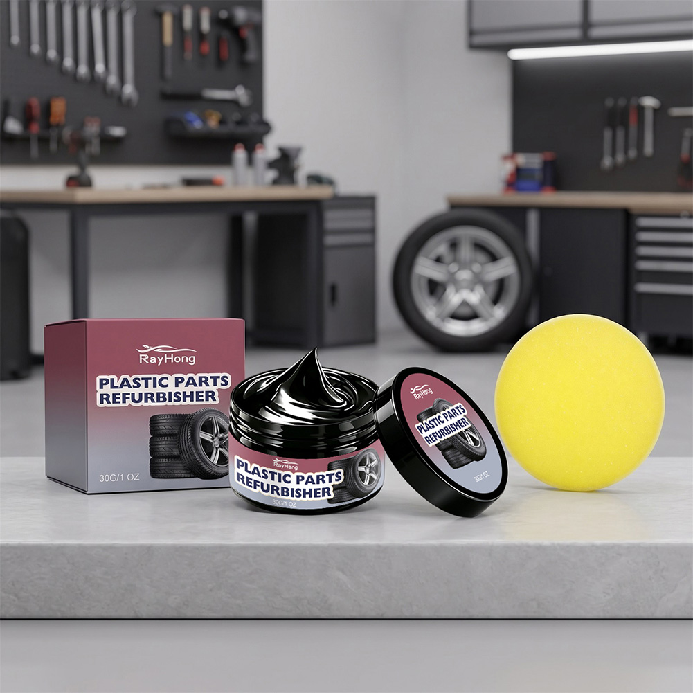 Trim Restorer Plastic - Restaurador de molduras negras para automóviles,
