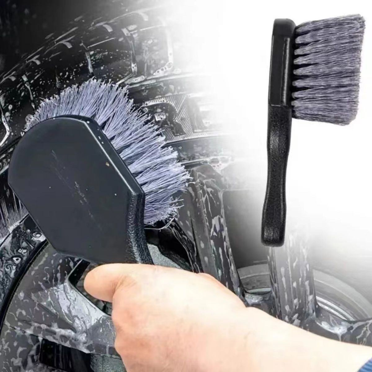 Car Cleaning Brush - Cepillo de limpieza de ruedas de