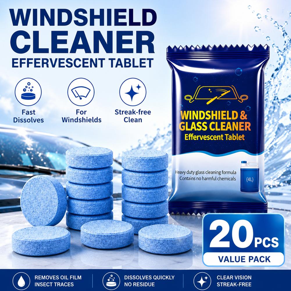 Tabletas efervescentes para li - Glass Cleaner Streak reseña y precio