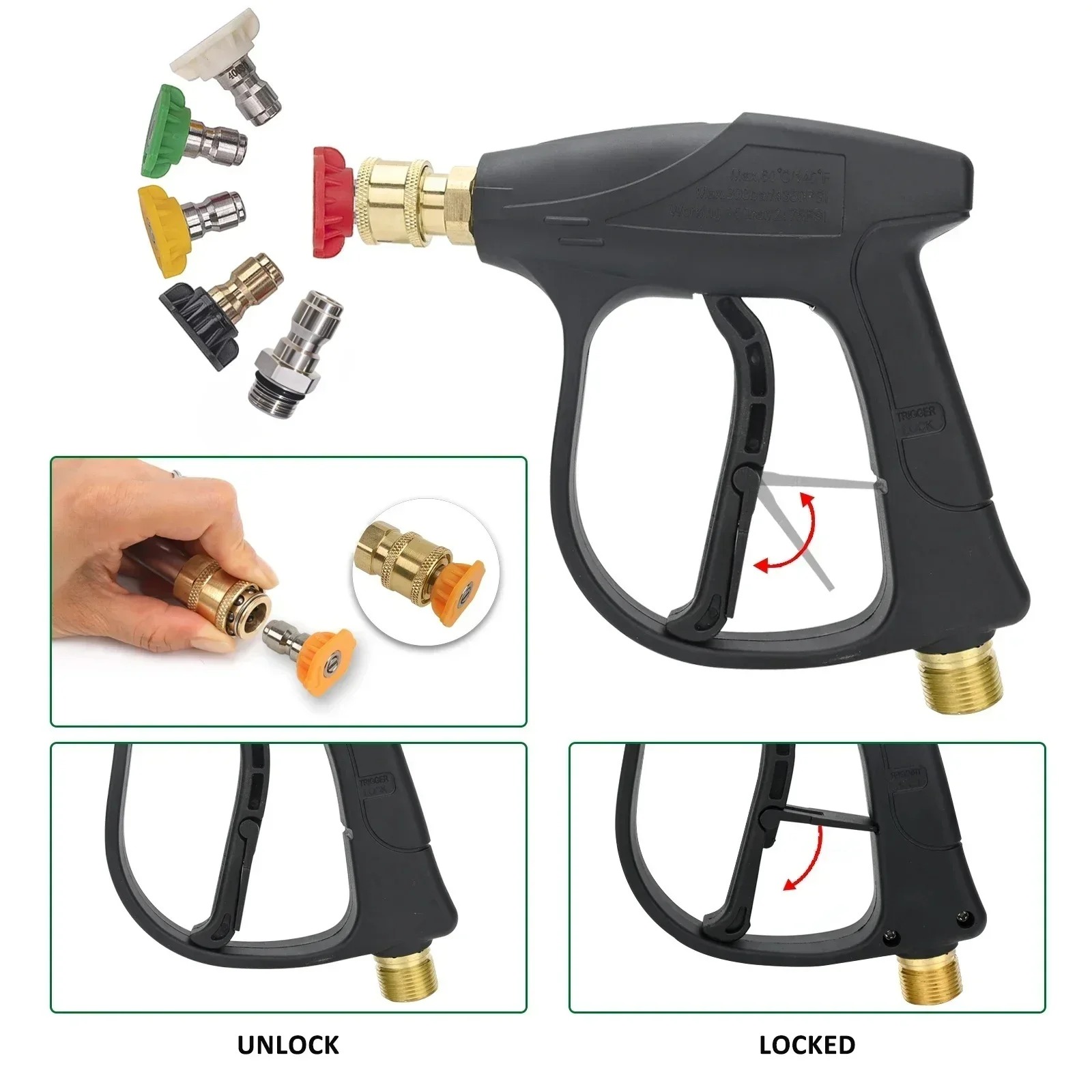 Kit de Pistola de Espuma y Lav - Pressure Washer Foam Gun reseña y precio