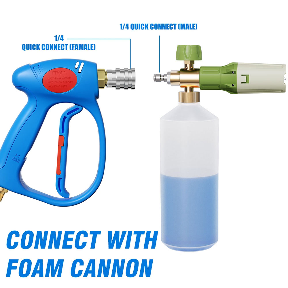 Pistola de espuma de aluminio, - Foam Cannon Car Wash reseña y precio