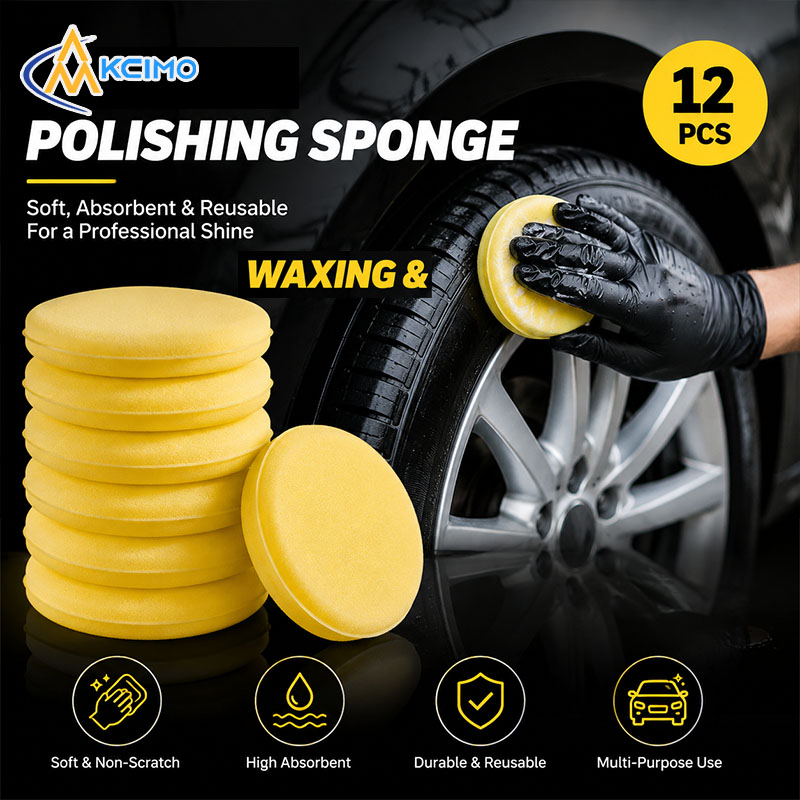 12 esponjas redondas de espuma - Wax Applicator Pad reseña y precio